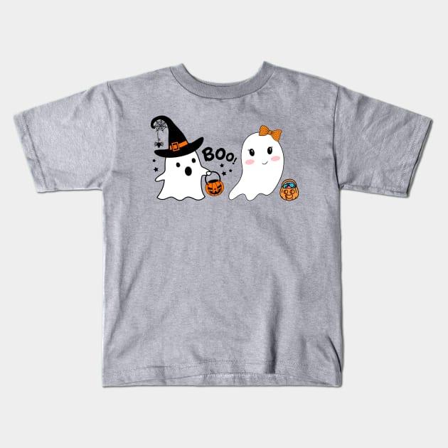 BOOO! Kids T-Shirt by Statement-Designs